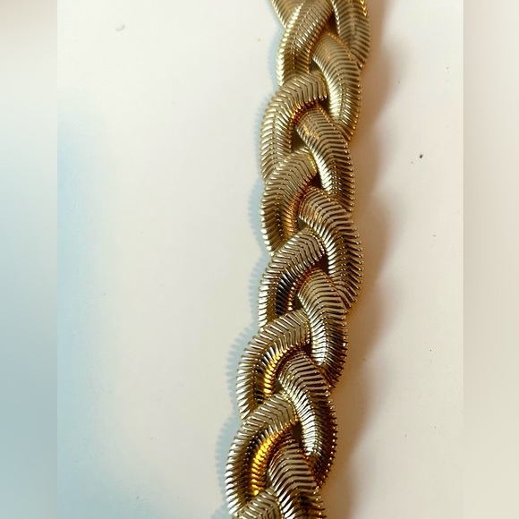 NWT Braided Gold-Tone 16” Necklace W/ Extender (Persimmon Brand) - Picture 6 of 12